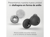 Auriculares True Wireless - Sony WF-L900H, Link Buds, Diseño de anillo abierto, 17.5h, Micrófono, Bluetooth segura, Alexa, Google assistant, Gris