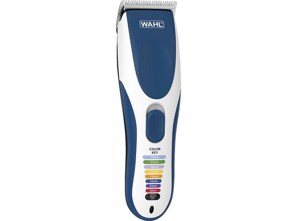 Cortapelos - Wahl 9649-016 Color Pro, 8 peines guía, Cuchillas autoafilables, Inalámbrico