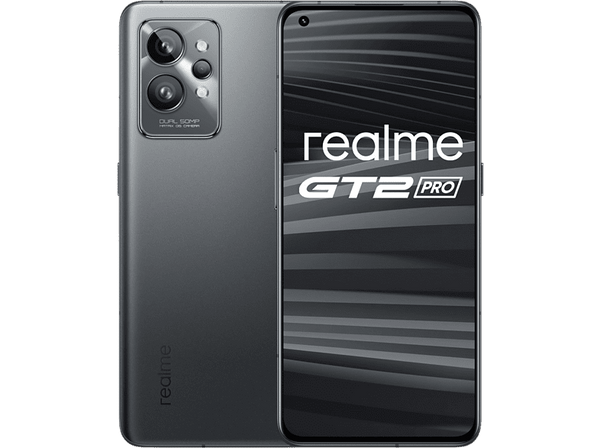 Móvil - realme GT 2 Pro 5G, Acero Negro, 256 GB, 12 GB RAM, 6.7" WQHD+, Snapdragon™ 8, 5000 mAh, Android 12