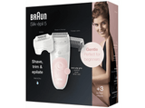 Depiladora - Braun, Silk-épil 5 5-620 Para Mujer, Cabezal de Afeitado Y Recorte Depilación Suave