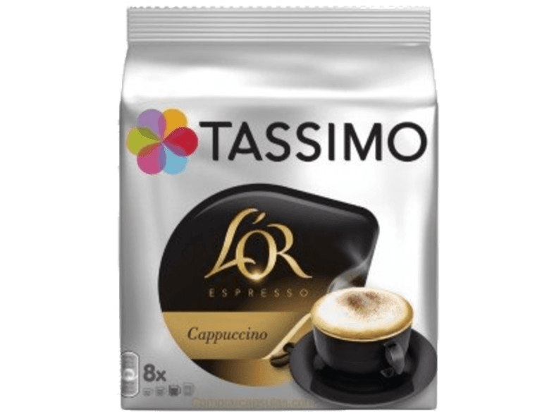 Cápsulas monodosis - Tassimo L'OR Espresso Capuchino, 8 cápsulas