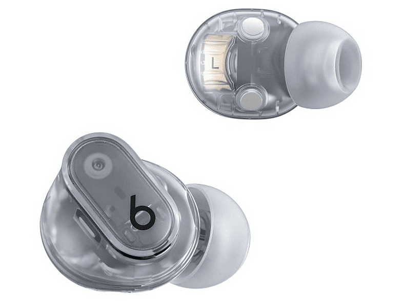 Apple Beats Studio Buds + (2023), Auriculares True Wireless, Cancelación de Ruido, Apple, Android, Transparente