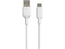Cable USB - Muvit MCUSC0022, De USB Tipo C, Para múltiples fabricantes, 0,2 m, Blanco