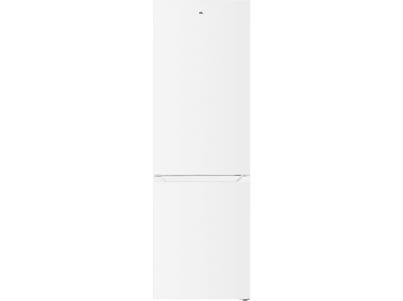 Frigorífico combi - OK OFK 611 F W NF, No Frost, 186 cm, 293 l, Luz interior, Blanco