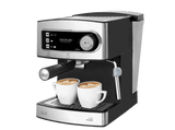 Cafetera Express - Cecotec Power Espresso 20, 850 W, 20 bares, 1.5 L, Plata y negro