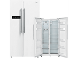 Frigorífico americano - Midea MDRS710FGF01, No Frost, 176.5 cm, 532 l, Tri-Cooling System, Blanco