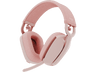 Auriculares inalámbricos - Logitech Zone Vibe 100, Bluetooth, Cancelación de ruido, 18hs de autonomía, PC/Mac, Rosa