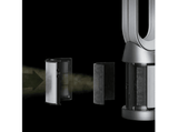 Purificador ventilador Dyson TP7A Purifier Cool™ AutoReact, 40 W, HEPA H13- Carbono Activo, Captura polvo, gases, alérgenos y Virus H1N1, Blanco/Plata