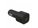 Cargador USB para coche - Muvit MCDCC0008, 1 USB-C, Universal, Negro