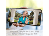 Videotimbre - Amazon Blink Video Doorbell, Inalámbrico, HD, Alexa integrada, Visión nocturna, Audio bidireccional, Negro