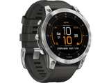 Reloj deportivo - Garmin Epix™ (Gen 2), Plata, 125-208 mm, 1.3, 16 días, Frecuencia cardíaca, VO2 Max, WiFi
