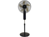 Ventilador de pie - OK OSF 406023 ES, 60 W, 3 velocidades,  Mando a distancia, Temporizador, Negro