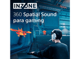 Auriculares gaming - Sony INZONE H7, Inalámbricos, Bluetooth, 2.4 GHz, Sonido espacial 360, 40 horas, Micrófono alta calidad, PC / PlayStation 5 (PS5)