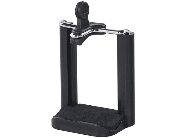 Soporte móvil - Hama 00004637, Universal, Para trípodes y palos selfie, 8.20 cm, 1/4", Negro