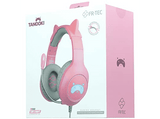 Auriculares gaming - FR-TEC Headset Tanooki, Rosa