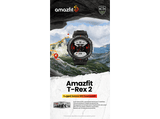 Smartwatch - Amazfit T-REX 2, 1.39 , Polímero/ Aleación, Protección `10 ATM, Hasta 24 días, BT 5.0, Negro
