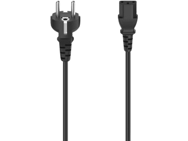 Cable - Hama 00200737, De alimentación, 3 pines, 1.5 m, Negro