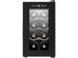 Vinoteca - La Sommelière LS8H, Termoeléctrico, 8 botellas, 65 W, Iluminación LED, 47.5cm, 35 dB(A), Negro