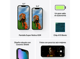 Apple iPhone 13, Verde, 128 GB, 5G, 6.1 OLED Super Retina XDR, Chip A15 Bionic, iOS