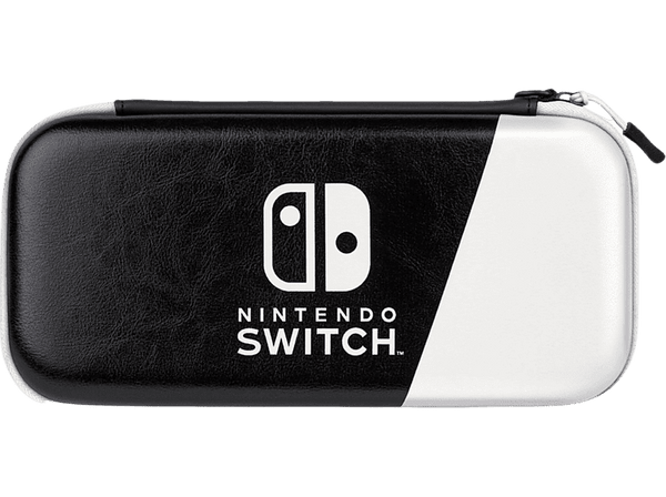 Funda - PDP Gaming Slim Deluxe, Para Nintendo Switch/ Nintendo Switch Lite, Nylon, Blanco y Negro