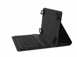 Funda con teclado - Nilox NXKB01, Para tablet 10.1, Teclado Bluetooth, Universal, Nailon y poliéster, Negro