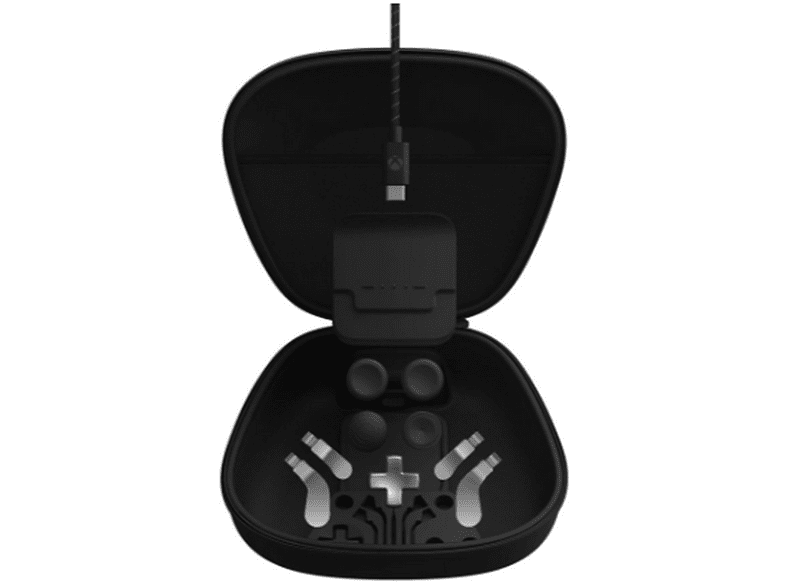 Kit accesorios - Microsoft Elite Series 2, Para controlador inalámbrico Xbox, Negro/Plata