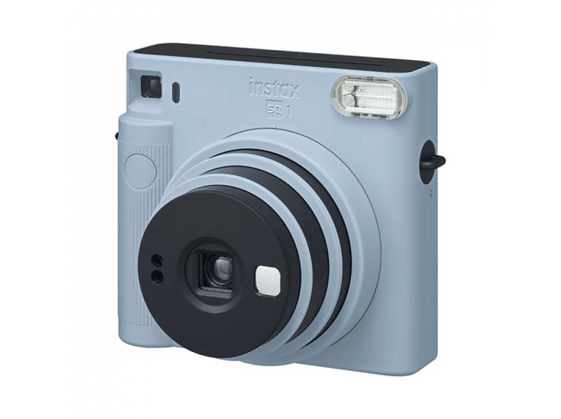 Cámara instantánea - Fujifilm Instax SQ1, Con película, Visor Galileo inverso, Obturador electrónico, Azul
