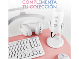 Micrófono - Blue Yeti Premium Aurora Collection, USB, Blue VO!CE, PC/PlayStation, Blanco