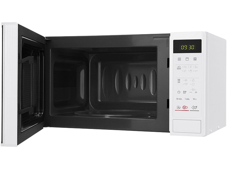 Microondas - LG MH6042DW, 700 W, Función Grill, 700 W, 20 l, Panel táctil, Blanco