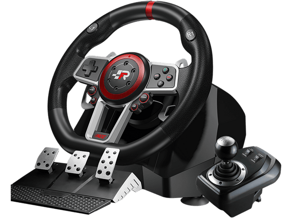 Volante - FR-TEC Suzuka Elite Next Wheel, Con pedales, Sensor electromagnético, Multiplataforma, Negro