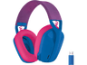Auriculares gaming - Logitech G G435, 20 Hz -20 KHz, 45 Ohms, 83.1 dB, Autonomía 18 h, Micrófono, Azul