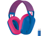 Auriculares gaming - Logitech G G435, 20 Hz -20 KHz, 45 Ohms, 83.1 dB, Autonomía 18 h, Micrófono, Azul