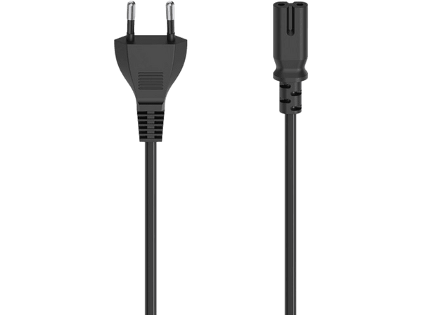 Cable alimentación europeo - Hama 00200732, Universal, 2.5 A, 1.50 m, Negro
