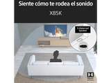TV LED 50 - Sony 50X85K, 4K para Gaming/Netflix/Youtube, Smart TV (Google TV), HDMI 2.1,  Dolby Vision, Atmos, Asistentes de voz, Triluminos Pro