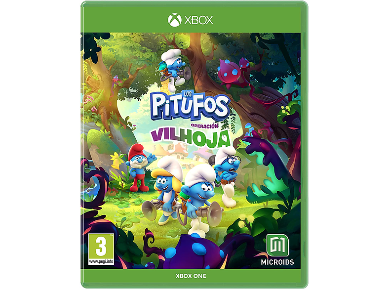 Xbox One Los Pitufos Operación Vilhoja (Ed. Pitufísima) + 3 Litografías + 1 Llavero Papá Pitufo + Pegatinas