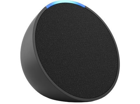 Altavoz inteligente - Amazon Echo Pop, Bluetooth con Alexa de sonido potente y compacto, Antracita