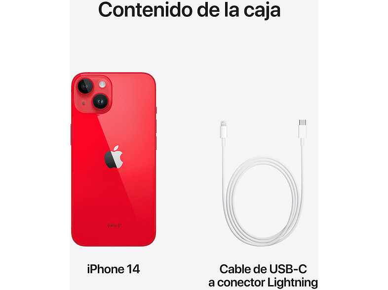 Apple iPhone 14, PRODUCT (RED), 512 GB, 5G, 6.1 OLED Super Retina XDR, Chip A15 Bionic, iOS