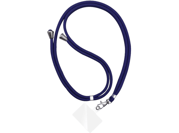 Cordón para móvil -  Belyo Cordón Universal, Ajustable, 90 cm, Azul