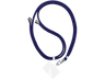 Cordón para móvil -  Belyo Cordón Universal, Ajustable, 90 cm, Azul