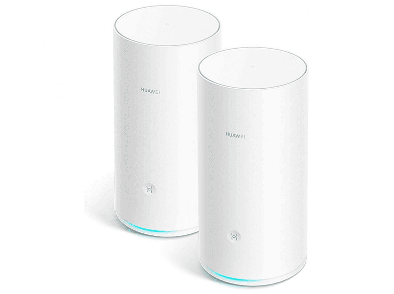Router - HUAWEI Wifi Mesh 2-pack Sistema Wi-fi Mesh, triple banda, 2200 Mbps, HomeSec, Huawei Share, Blanco