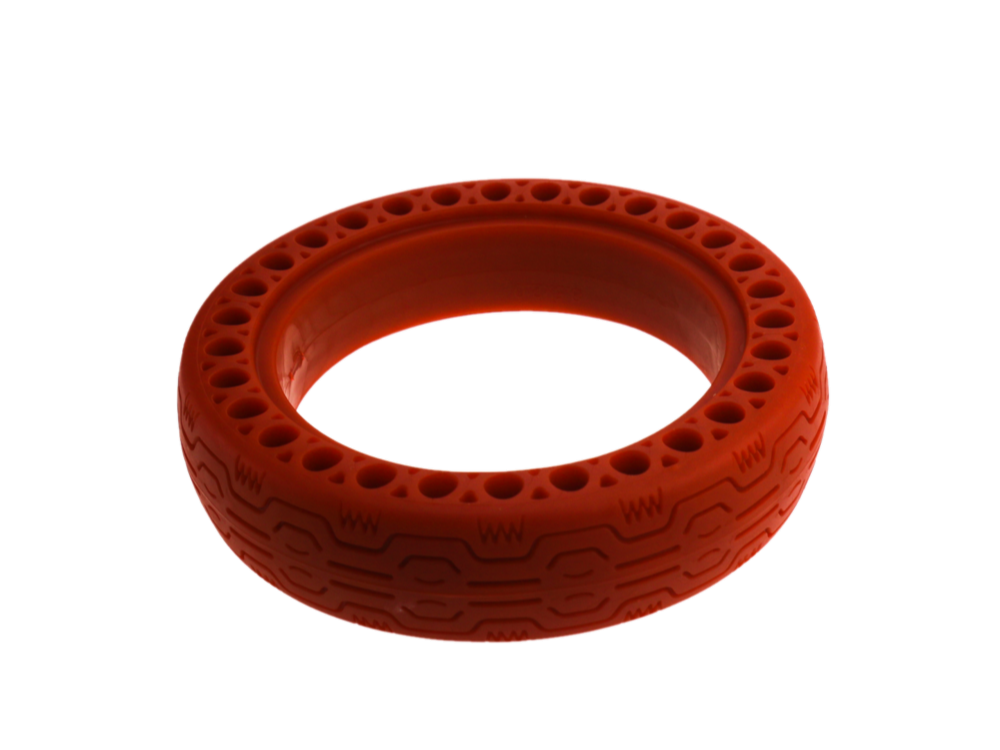 Rueda sólida - Youin MA1001 Honeycomb, Para Youin L, Xiaomi M365, 1s, Pro y Pro2, Antipinchazos, 8.5, Rojo