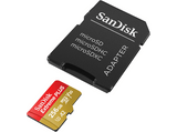 Tarjeta Micro SDXC - SanDisk Extreme PLUS, 256 GB, Lectura hasta 200 MB/s, UHS-I, U3, C10, A2, V30, Multicolor