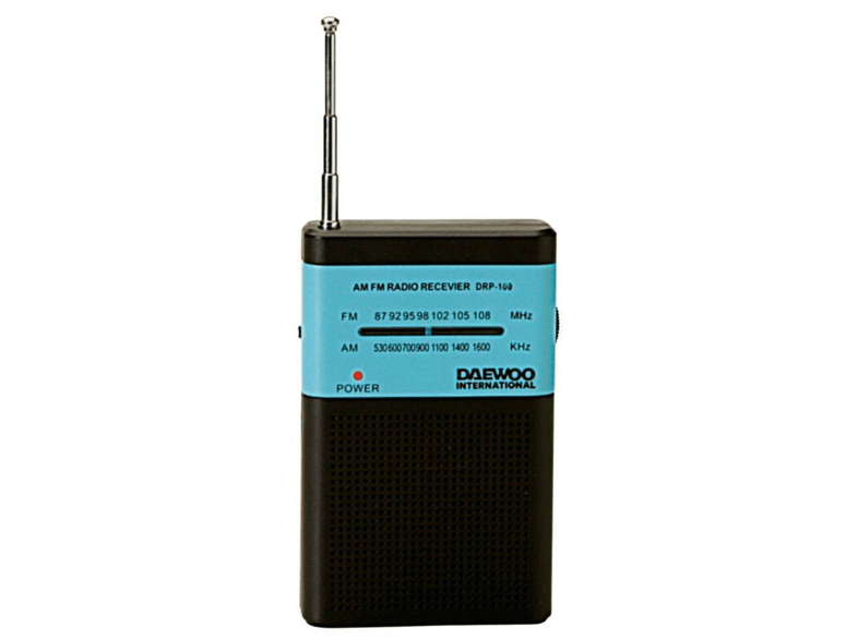 Radio portátil - Daewoo DRP-100B Negro, Sintonizador analógico AM/FM