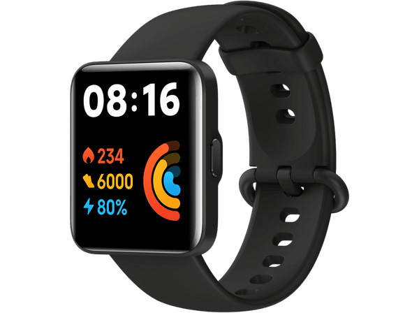 Smartwatch - Xiaomi Redmi Watch Lite 2, 1.55" TFT, Sensor de pulso, Bluetooth, Autonomía 10 días, 21 cm, Negro