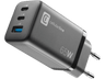 Cargador - Cellular Line ACHUSBGAN3PD65WK, USB - C, Universal, Negro