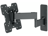 Soporte TV - Vogels TVM 1249, 19-43, Doble brazo, Giratorio 180º, VESA 75 mm x 75 mm-200 mm x 200 mm, Negro