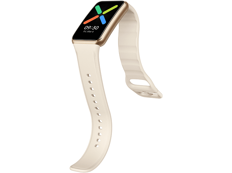 Smartwatch - OPPO Watch Free, AMOLED 1.64, 14 días, SpO2, Resistencia al agua, Cristal 2,5D / PC, Oro