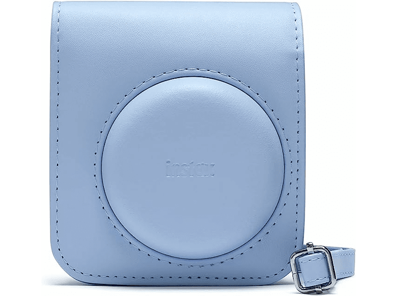 Accesorio cámara instantánea - Fujifilm Kit Instax Mini 12, Funda, 10 sobres, Cuerda,  Azul