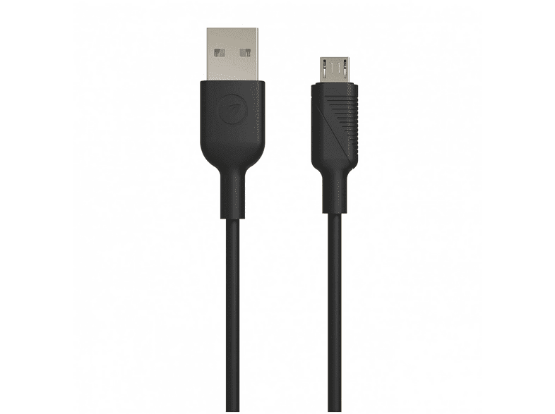 Cargador USB para coche - Muvit MCPAK0016, USB-A, MicroUSB, Universal, 12W, 2.4A, Negro