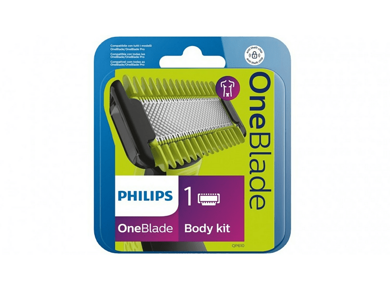 Recambio para afeitadora - Philips OneBlade, Para afeitadoras OneBlade/OneBlade Pro, Amarillo